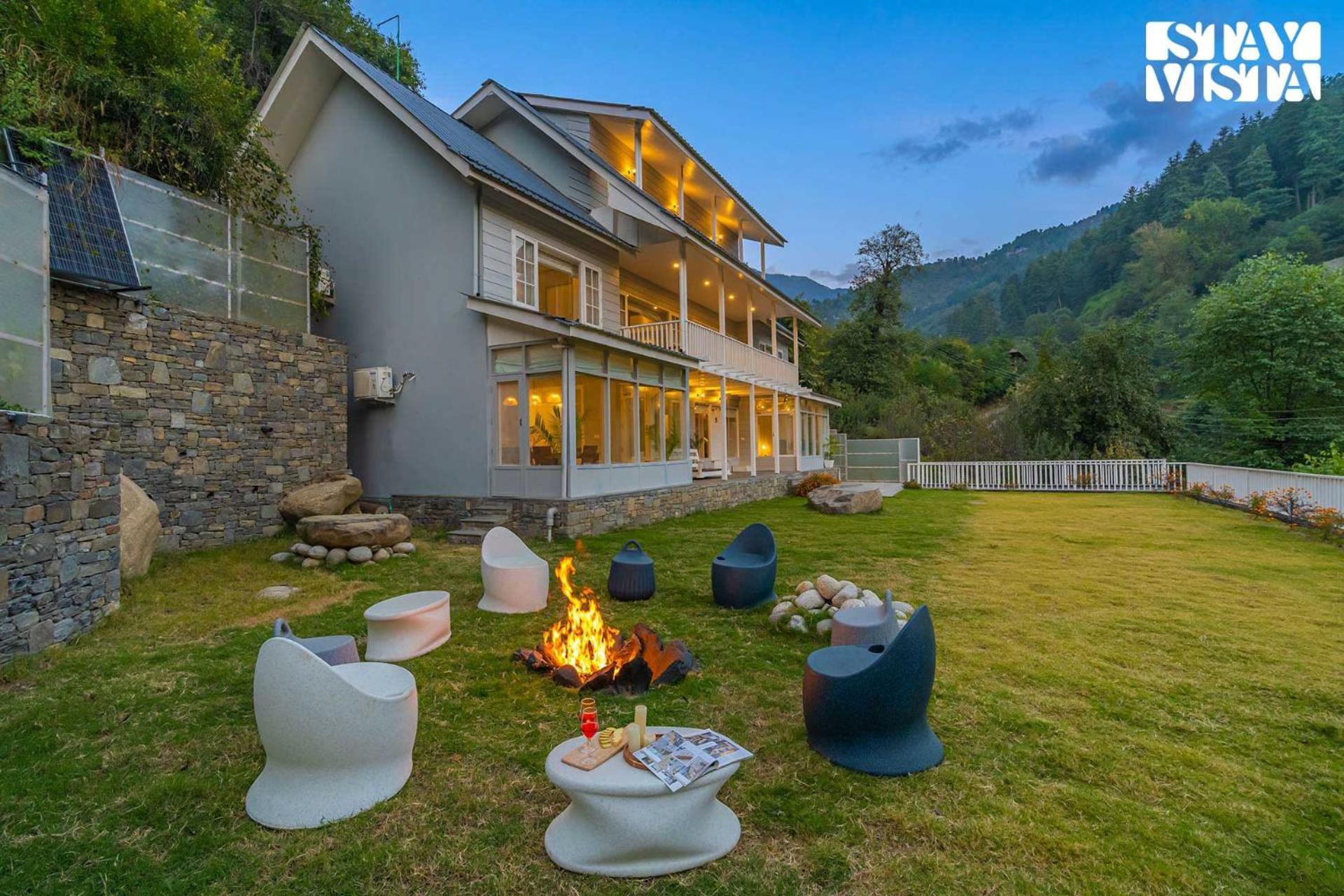 Stayvista At Riverside Symphony - Bonfire, Bbq, Wifi Manali  Exterior photo